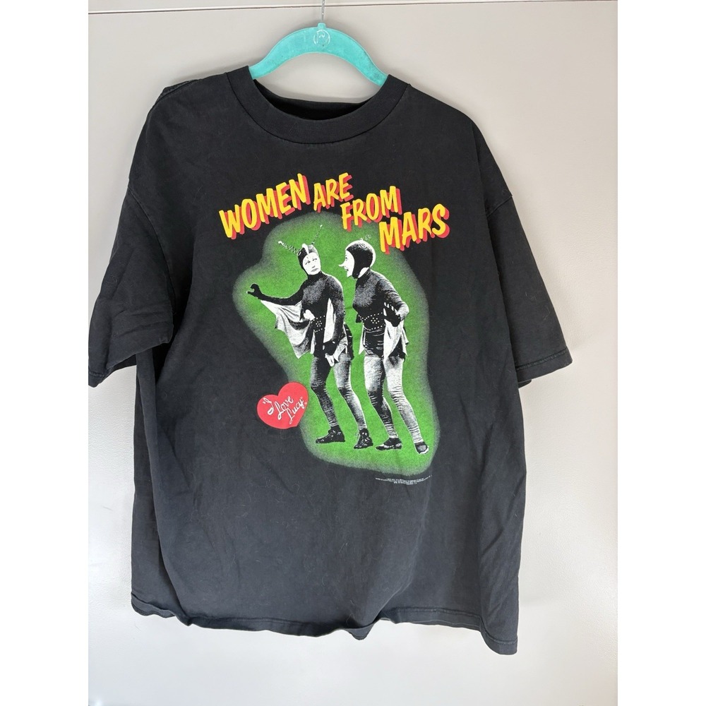 Vintage I Love Lucy Women Are From Mars T-shirt Size XL